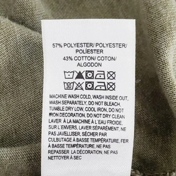 LUCKY BRAND venice burnout t-shirts Sz M NEW - Picture 6 of 6